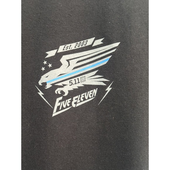 5.11 Tactical Men's T-Shirt Black Short Sleeve Graphic Eagle Est 2003 M - Picture 2 of 5